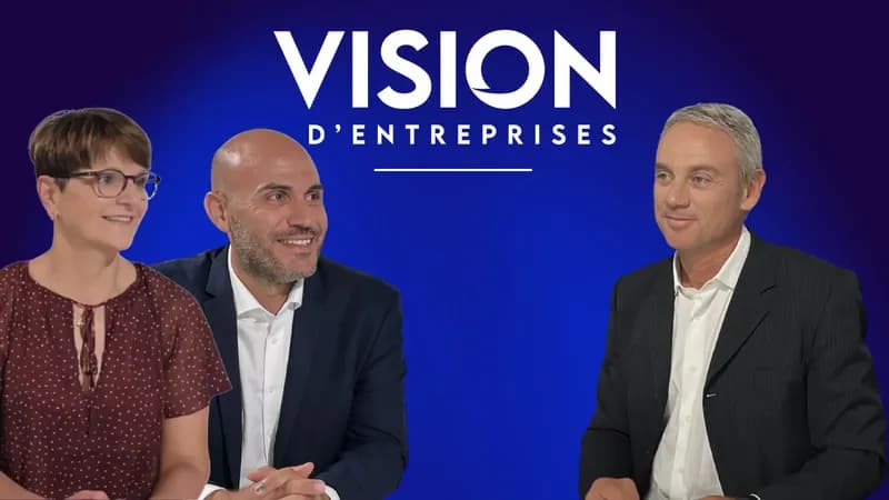 Visuel de l'émission Vision d'Entreprises avec les invités d'e-VALCES